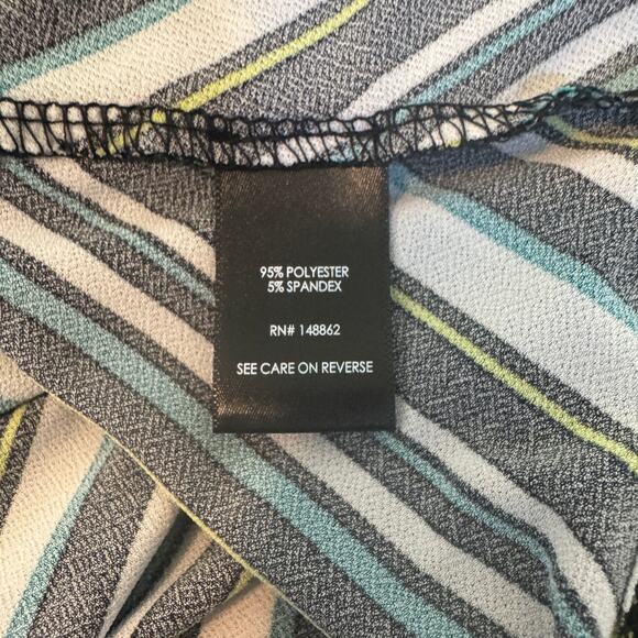 Torrid Striped Dress Sz 4X Pullover Pockets A-Line Midi Short Sleeve Casual - Picture 8 of 10